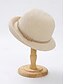 abordables Sombreros de mujer-Sombrero de sol bohemio plegable para mujer: elegante sombrero de playa de poliéster tejido para verano, sombrero panamá plegable de ala ancha para vacaciones, uso diario informal, varios colores.
