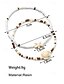 economico Bracciale da donna-tartaruga boho da donna &amp;Set di cavigliere con stelle marine e perline, 2 braccialetti da spiaggia in resina per le vacanze estive &amp;abbigliamento casual quotidiano