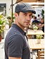 baratos Chapéus Masculinos-Boina masculina de malha - boina estilo jornaleiro em poliéster respirável com fivela ajustável, várias cores, leve e plana, ideal para viagens de verão e atividades ao ar livre. &amp;roupa casual para