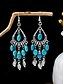 cheap Women's Earring-Women's Bohemian Alloy Turquoise Statement Earrings, Multi Style Oversized Dangle Jewelry for Beach Vacation, Summer Travel, Daily Casual Wear
