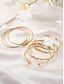 voordelige Damesarmband-Damesarmbandenset in goud en zilver, bohemian stijl, gelaagde open armbanden van legering, stapelbare manchetarmbanden voor dames, meerdelige zomersieradenset voor dagelijks gebruik, vakantie en als