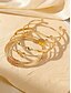 voordelige Damesarmband-Damesarmbandenset in goud en zilver, bohemian stijl, gelaagde open armbanden van legering, stapelbare manchetarmbanden voor dames, meerdelige zomersieradenset voor dagelijks gebruik, vakantie en als