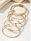 voordelige Damesarmband-Damesarmbandenset in goud en zilver, bohemian stijl, gelaagde open armbanden van legering, stapelbare manchetarmbanden voor dames, meerdelige zomersieradenset voor dagelijks gebruik, vakantie en als