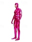 preiswerte Glänzend-Zentai-Anzüge Bodysuit Karnevalskostüm Ganzkörperanzug Herren Einfarbig Latex Elasthan Lycra Kostüm für Karneval Maskerade Erwachsene