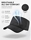 cheap Men's Hats-Men's Breathable Quick-Dry Military Cap, Lightweight Perforated Polyester Adjustable Cadet Hat in Multiple Colors for Summer Travel, Hiking, Fishing, Golf, Camping &amp; Daily Wear