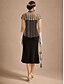 billige Kjolebluser-Dame Sjal Fest كلاسيكي Vintage retro 1 Deler