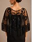 abordables Blusas Elegantes-Mujer Chal Fiesta Clásico retro de la vendimia 1 PC