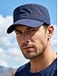 cheap Men's Hats-Men's Breathable Quick-Dry Military Cap, Lightweight Perforated Polyester Adjustable Cadet Hat in Multiple Colors for Summer Travel, Hiking, Fishing, Golf, Camping &amp; Daily Wear