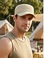 cheap Men's Hats-Men's Breathable Quick-Dry Military Cap, Lightweight Perforated Polyester Adjustable Cadet Hat in Multiple Colors for Summer Travel, Hiking, Fishing, Golf, Camping &amp; Daily Wear