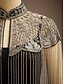 billige Kjolebluser-Dame Sjal Fest كلاسيكي Vintage retro 1 Deler