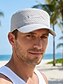 cheap Men's Hats-Men's Breathable Quick-Dry Military Cap, Lightweight Perforated Polyester Adjustable Cadet Hat in Multiple Colors for Summer Travel, Hiking, Fishing, Golf, Camping &amp; Daily Wear