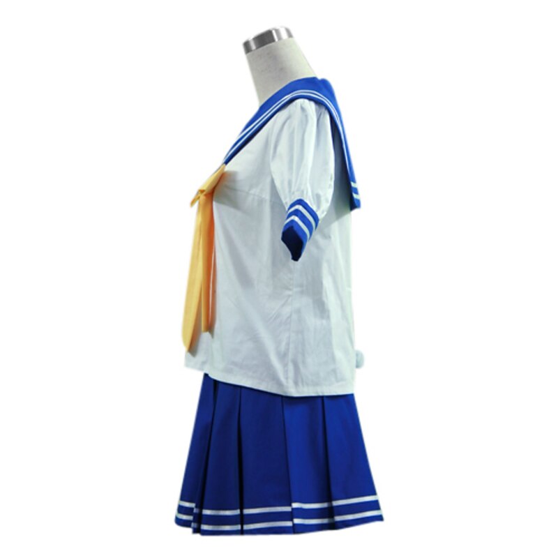 LuckyStar Izumi Konata Anime Cosplay Suits School Uniforms Top Skirt Tie For Women's2