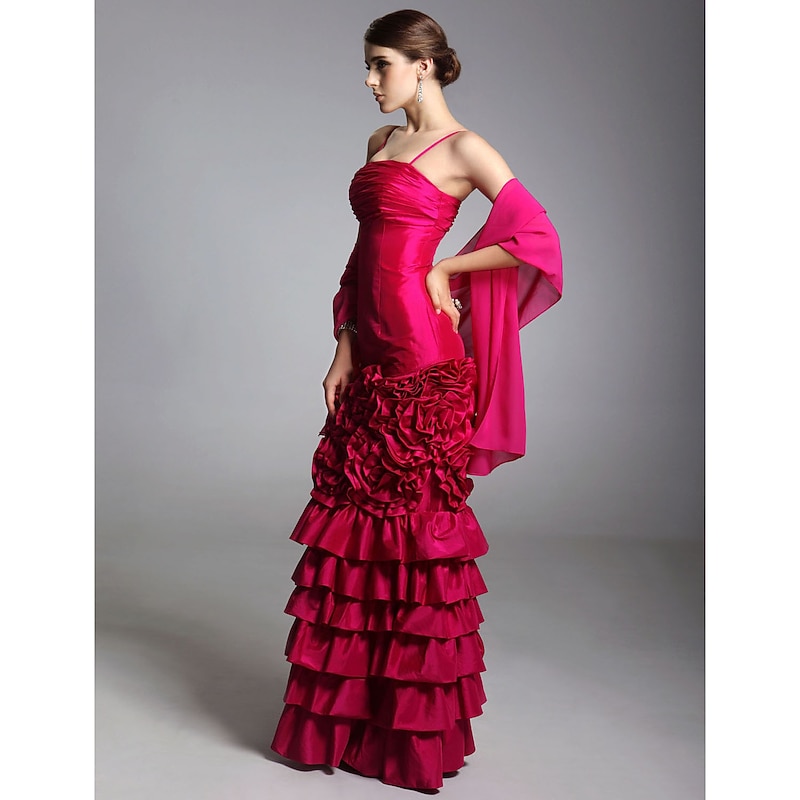 Shawls Chiffon Wedding / Party Evening / Casual Wedding Guest Wraps / Shawls With Draping / Solid4