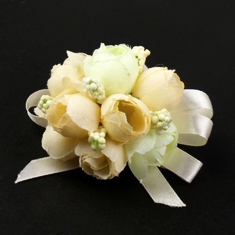 Wedding Flowers Wrist Corsages Wedding Satin / Cotton 3.15"(Approx.8cm)3