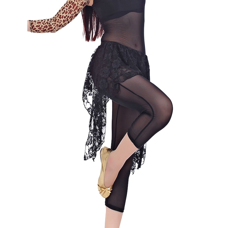 Belly Dance Hip Scarf Lace Women's Training Chiffon4