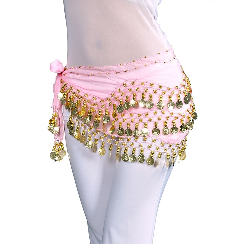 Belly Dance Hip Scarf Women's Training Chiffon3