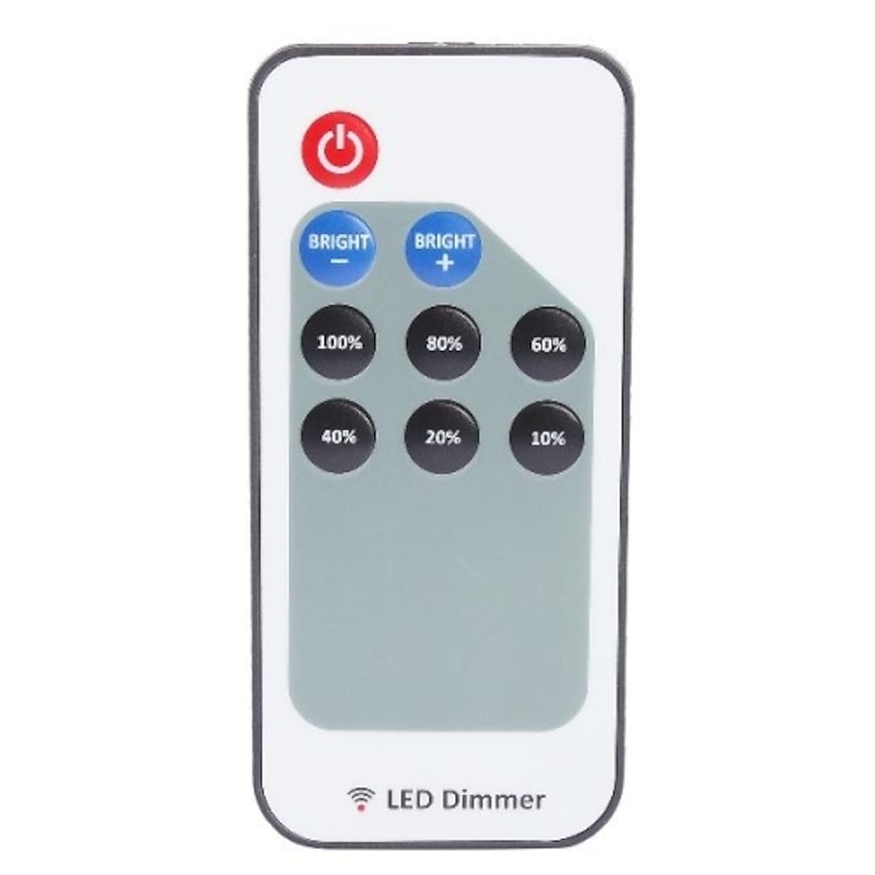 1PC 9 Key Wireless Mini Led Controller Dimmer RF Remote Control for 5050 3528 Single Color Led Strip Light  DC5-24V 12A2