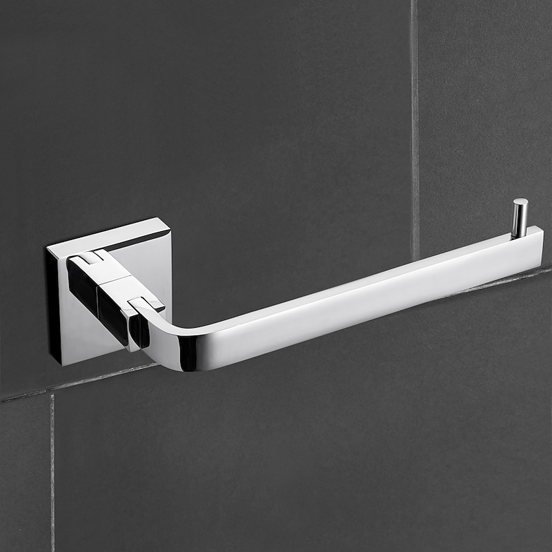 Bathroom Accessory Set Contemporary Brass 4pcs - Hotel bath Toilet Paper Holders / Robe Hook / tower bar Wall Mounted3