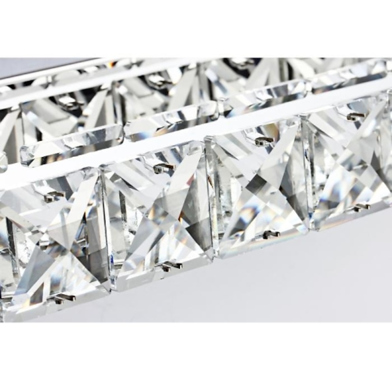 LED Mirror Front Lamp Crystal Stainless Steel 14W 56cm Bathroom Lighting Iron Wall Light IP24 90-240V LED Vanity Lights3