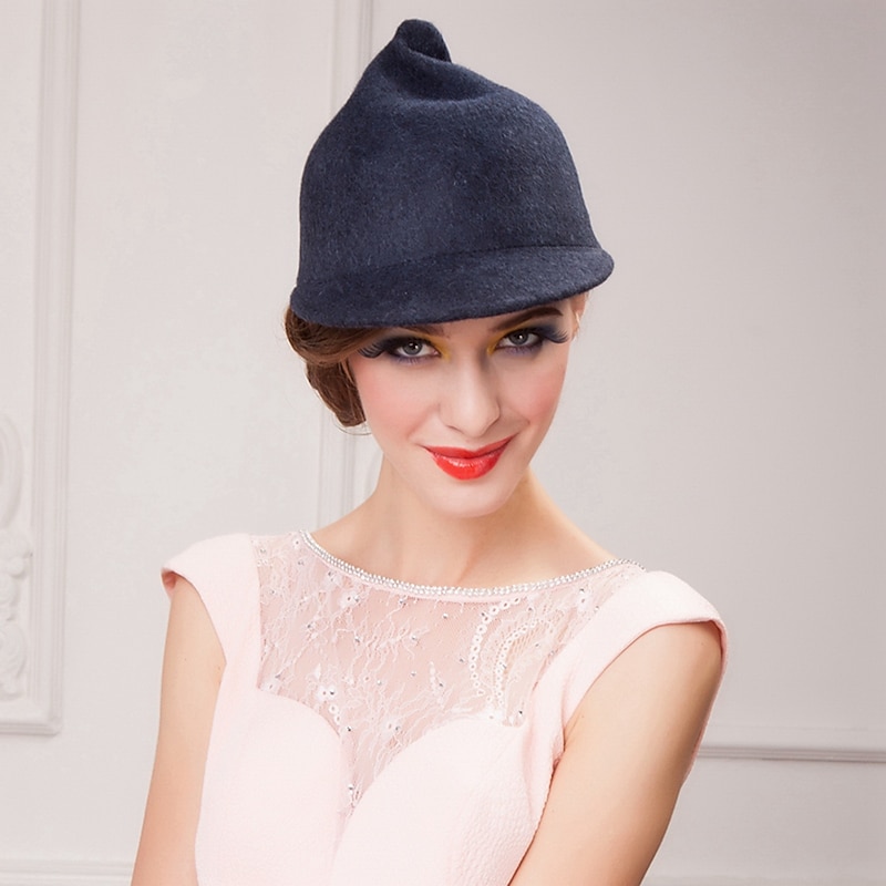 Gorgeous Wool Ladies Wedding /Party/Outdoor Sweet Hat (More Colors)4