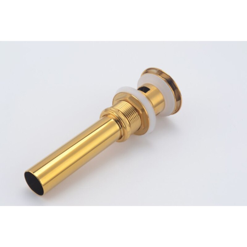 Brass Contemporary Faucet Accessory,Superior Quality Ti-PVD Finish Pop-up Water Drain With Overflow2