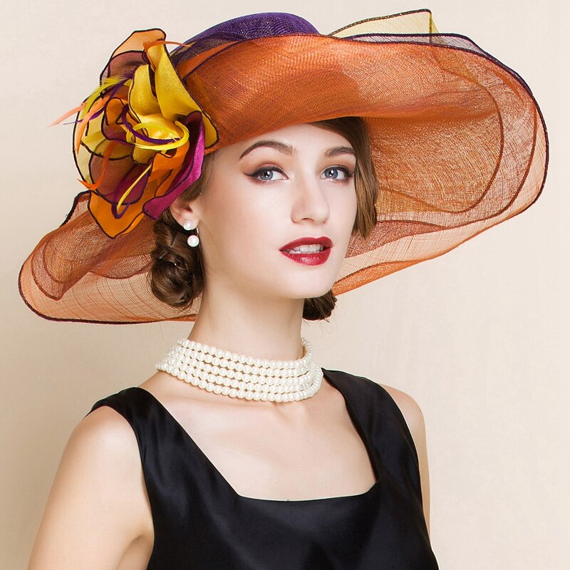 Women's Flax Headpiece - Wedding/Special Occasion Hats 1 Piece2