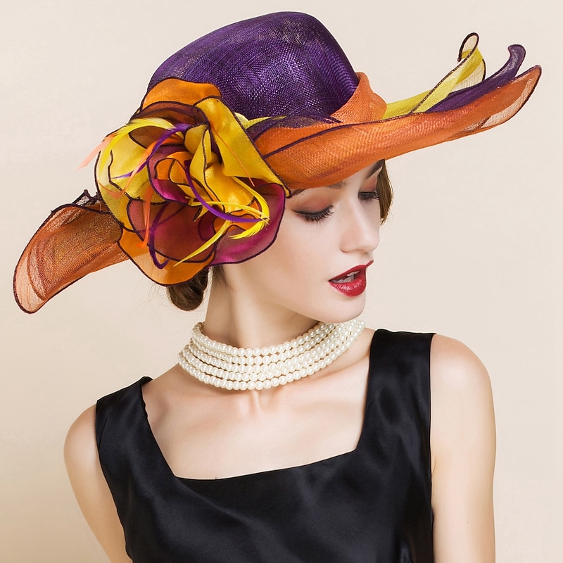 Women's Flax Headpiece - Wedding/Special Occasion Hats 1 Piece3