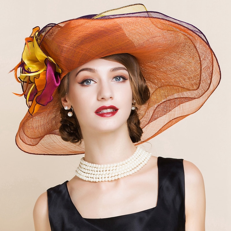 Women's Flax Headpiece - Wedding/Special Occasion Hats 1 Piece4