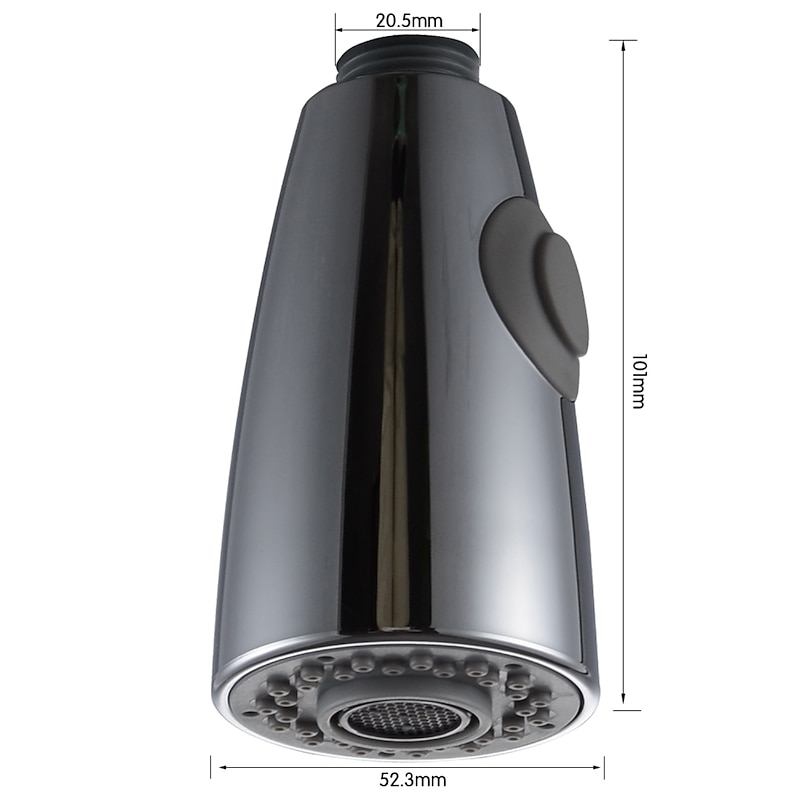 A Grade ABS Chrome Faucet Accessory,Superior Quality Contemporary Extended Pull out Faucet Nozzle4