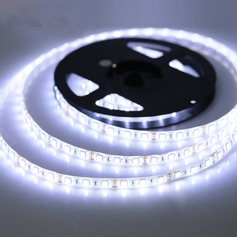 5m 16.4ft LED Strip Light Waterproof Flexible 300 LEDs 2835 SMD Warm White Cold White Red Blue Green for Bedroom Home Kitchen Party TV Backlight Cuttable DC 12V IP65 Self-adhesive3
