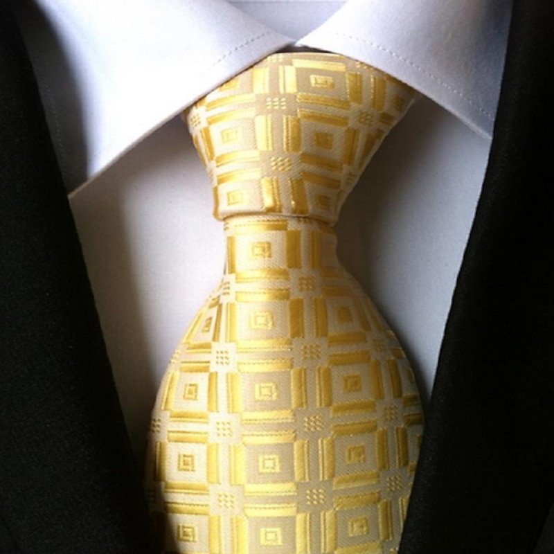 Men's Neckties Vintage Party Work Print Formal Business