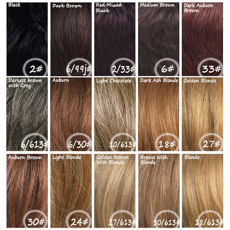 Human Hair Blend Wig Wavy Short Hairstyles 2020 Berry Wavy Capless Dark Brown / Dark Auburn Strawberry Blonde / Bleach Blonde Beige Blonde / Bleach Blonde2