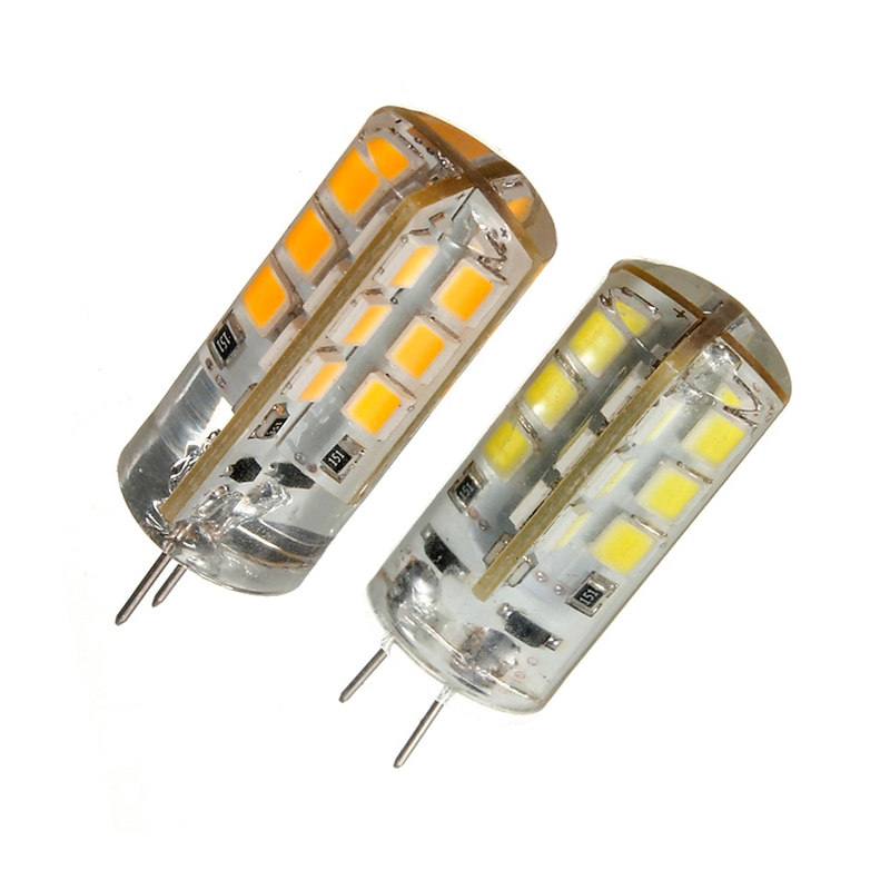 10 pcs G4 24LED SMD2835 Dimmable Decorative Corn Light DC12V White / Warm White4