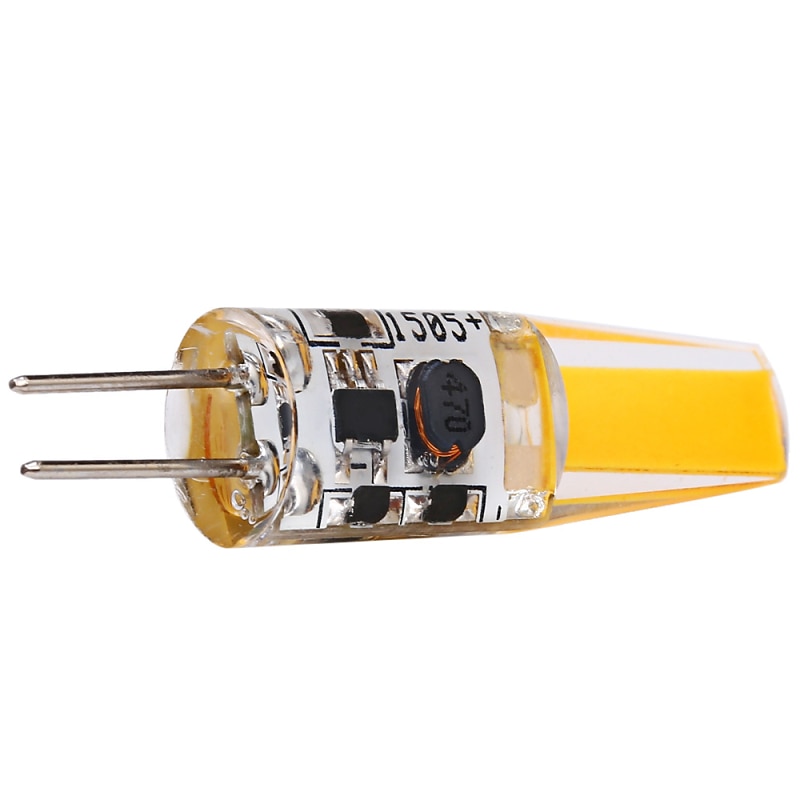 5pcs 5W 300lm G4 LED Bi-pin Light Bulb T3 JC Type COB Chip Warm Cold White for Under Cabinet Light Ceiling Lights (50W Halogen Equivalent) AC/DC12-24V4