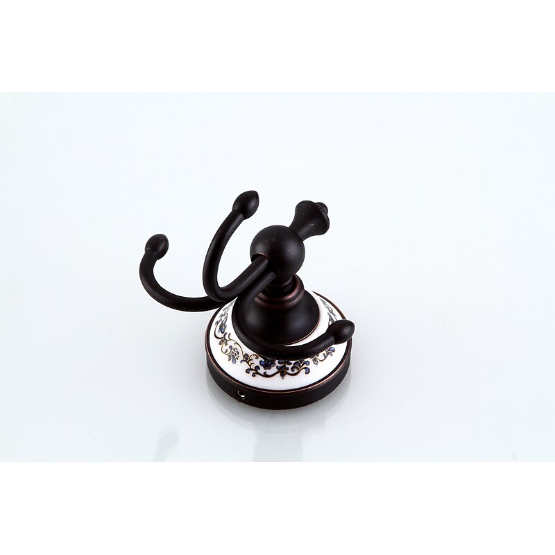 Bathroom Accessory Set Antique Brass 3pcs Include Toilet Paper Holders Robe Hook and Tower Ring Oil-rubbed Bronze3