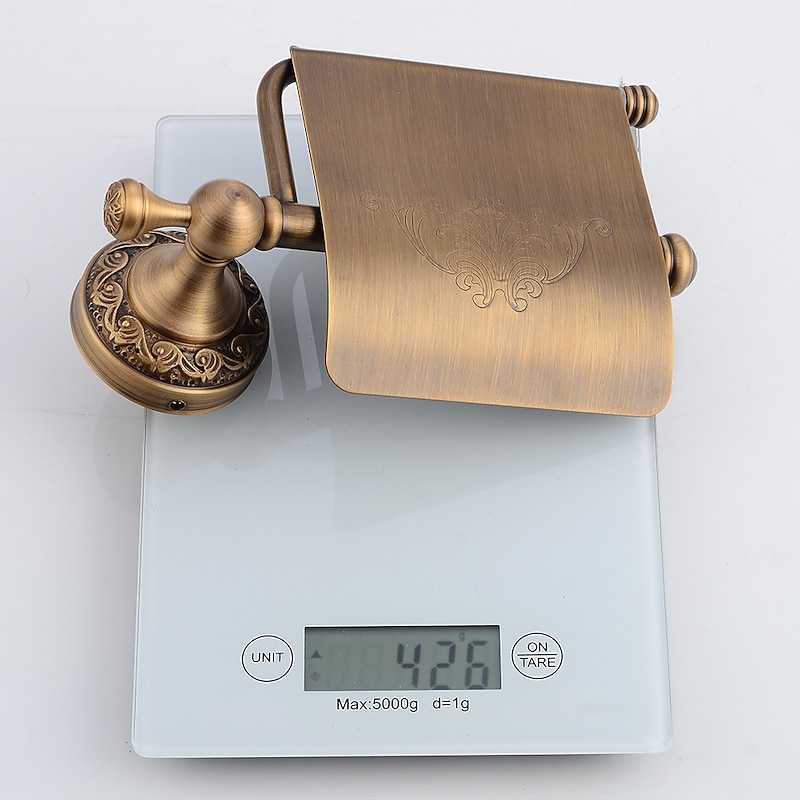 Toilet Paper Holders Antique Brass 1 pc - Hotel bath3