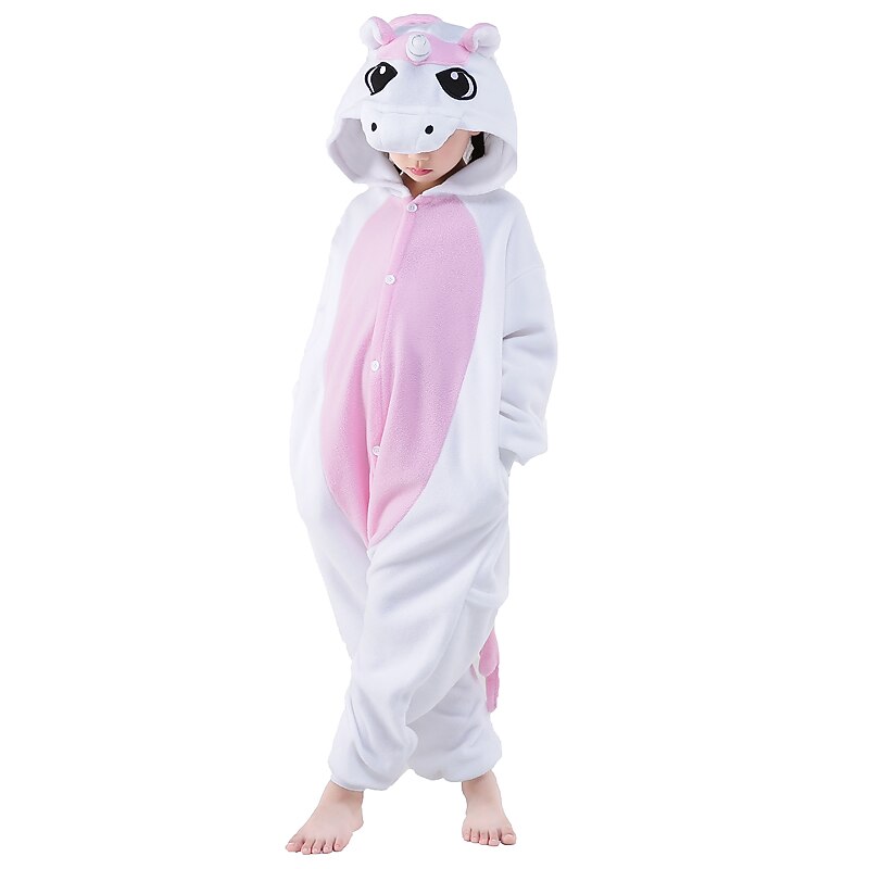 Kid's Patchwork Onesie Costume Unicorn Onesie Pajamas Kigurumi Pajamas Pajamas For Boys and Girls Christmas Carnival Children's Day Cartoon4