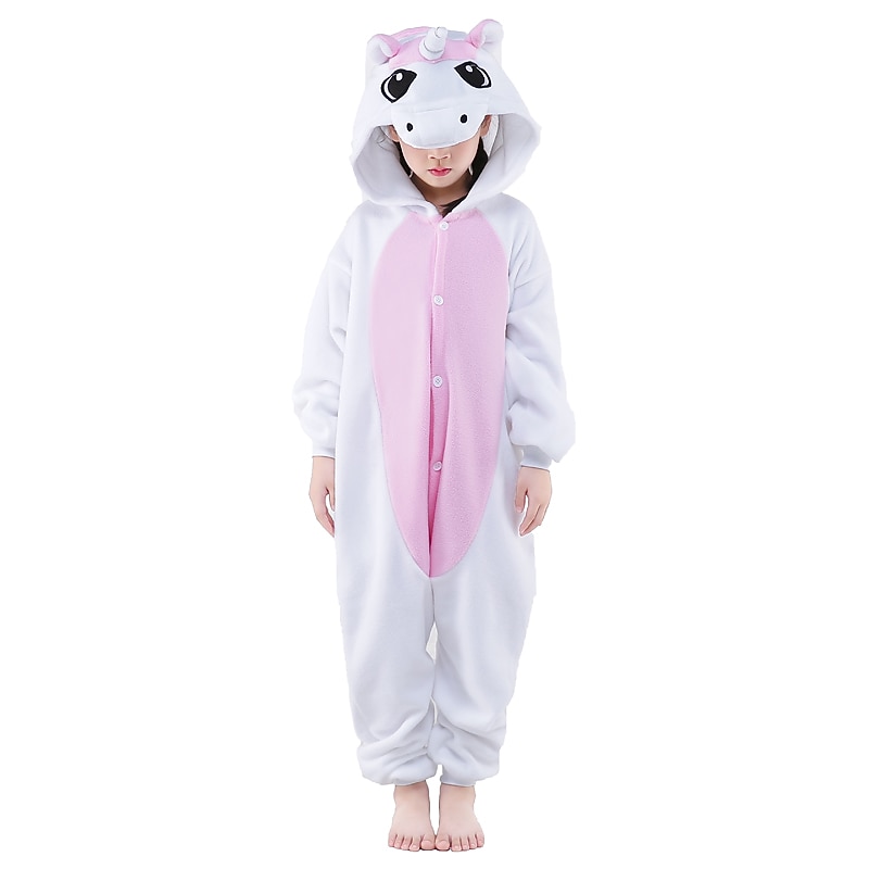 Kid's Patchwork Onesie Costume Unicorn Onesie Pajamas Kigurumi Pajamas Pajamas For Boys and Girls Christmas Carnival Children's Day Cartoon2