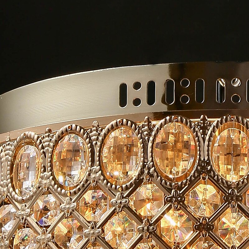 4-Light 38 cm Flush Mount Lights Metal Gold Traditional / Classic Country 110-120V 220-240V / E12 / E14 / CE Certified4