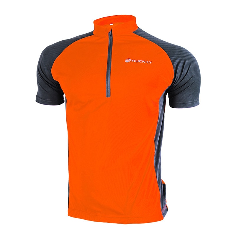 Men's Cycling Jersey Patterned Slim Short Sleeve Bike Jersey Top with 3 Rear Pockets Mountain Bike MTB Road Bike Cycling Quick Dry Back Pocket Moisture Wicking Breathable Sports Red Blue Green2