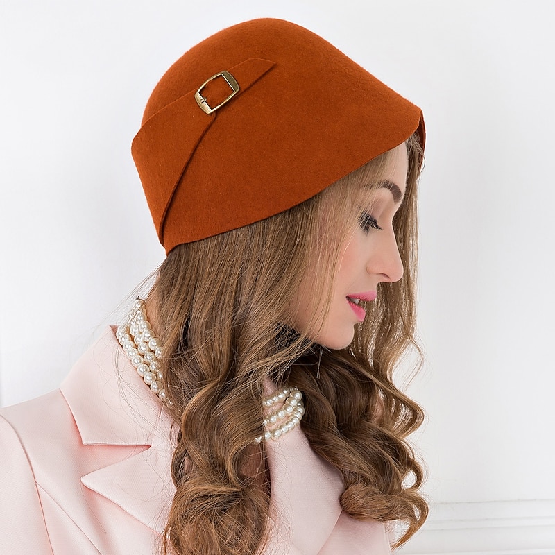 Wool / Alloy Hats with 1 Piece Special Occasion / Casual Headpiece3