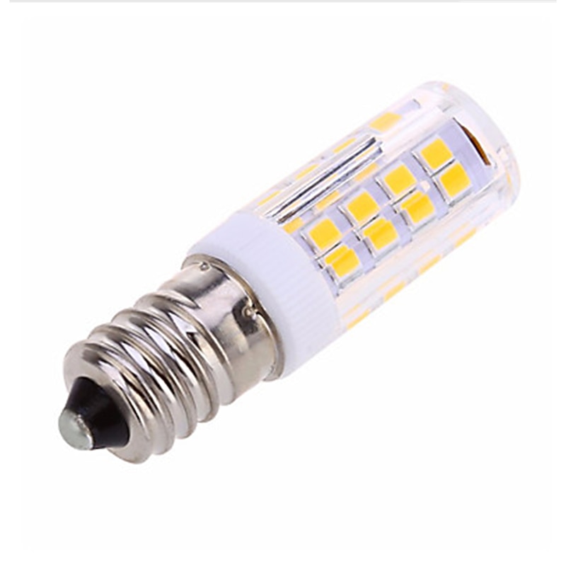 5pcs 5W LED Corn Light Bulb E14 T 51 LED Beads SMD 2835 800lm for Ceiling Fan Chandelier Pendant Light Warm White 220~240V4