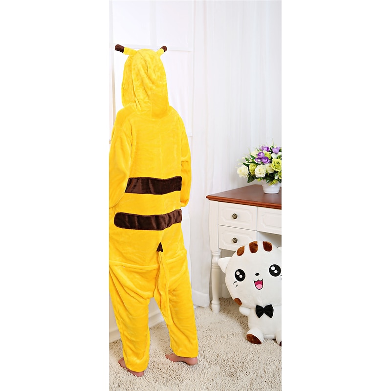 Adults' Patchwork Halloween Props Holiday Jewelry Onesie Costume Carnival Costume Pika Pika Onesie Pajamas Kigurumi Pajamas Funny Costume For Men and Women Christmas Carnival New Year Cartoon2