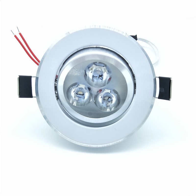 5pcs 3 W 300 lm 3 LED Beads Easy Install Recessed LED Downlights Warm White Cold White 220-240 V Cabinet Ceiling Home / Office / 5 pcs / RoHS / CE Certified4