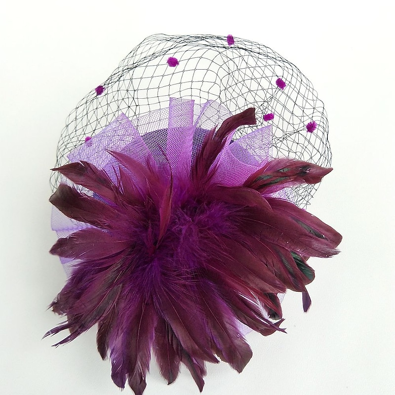 Fascinators Kentucky Derby Hat Flowers Hats Feather Net Pillbox Hat Wedding Special Occasion Horse Race Ladies Day Melbourne Cup With Floral Headpiece Headwear4
