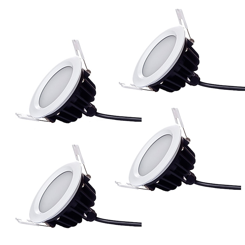 4pcs Waterproof IP 66 9W 700-800lm 48 x 5730 SDM LEDs High Quality Commercial Lighting Downlights Warm White / Cold White AC220-240V