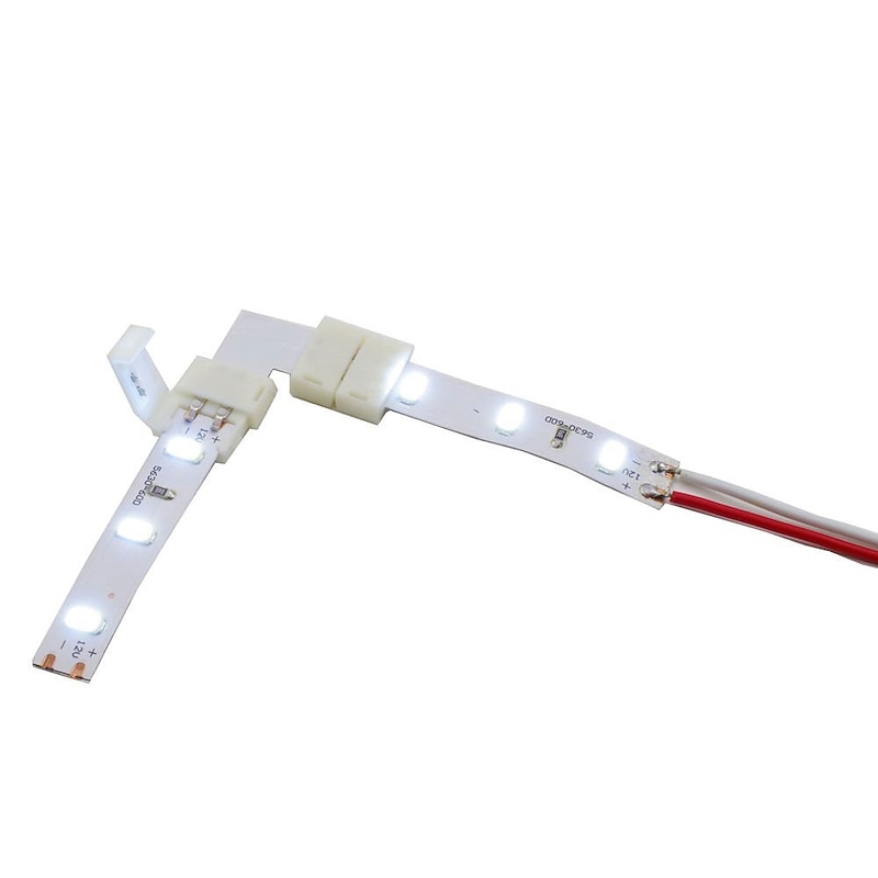 LED Light Strips Tiktok Lights 5050 5M 300 leds 10mm 4200 lm Warm White White(DC 12V) With 5PCS 5050 Strip Light Connector4