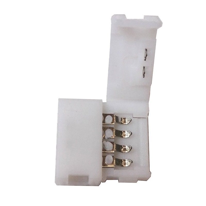 20pcs 4 pin DIY LED RGB Strip Light Connector Adapter 5050 LED 10mm2