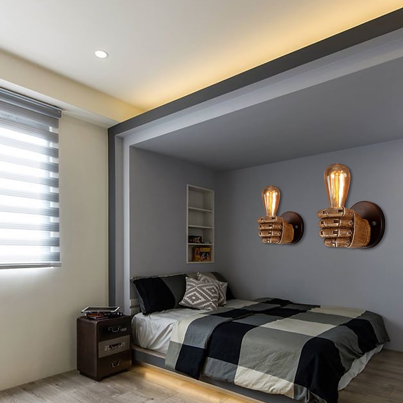 Vintage Wall Lamps Wall Sconces Resin Wall Light LED Nordic Style 110-120V 220-240V 60 W / CE Certified / E26 / E274