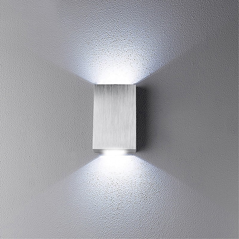 Lightinthebox 2-Light LED Novelty Wall Lamps Modern Luxury Wall Sconces Metal Cuboid Design Wall Light 85-265V 2W